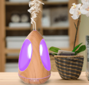550ML Creative Air Humidifier Aroma Essential Oil Diffuser Cool Mist with Colorful LED Light for Yoga Spa Living Room