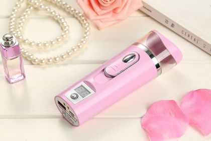 Nano spray water meter (Color: Pink)